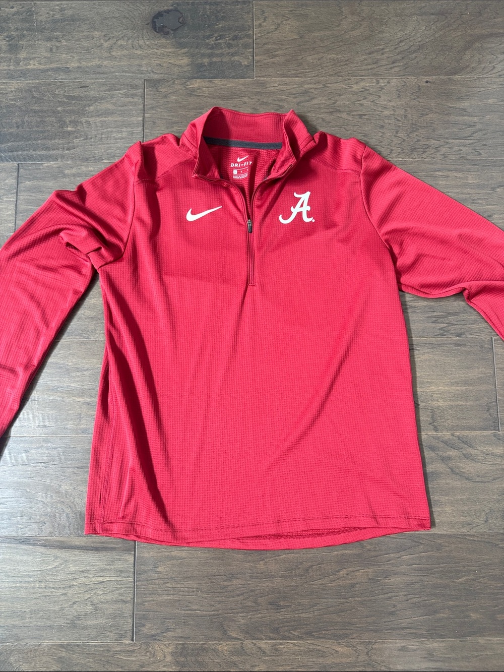 Nike Crimson University of Alabama Lightweight Quarter-Zip Pullover